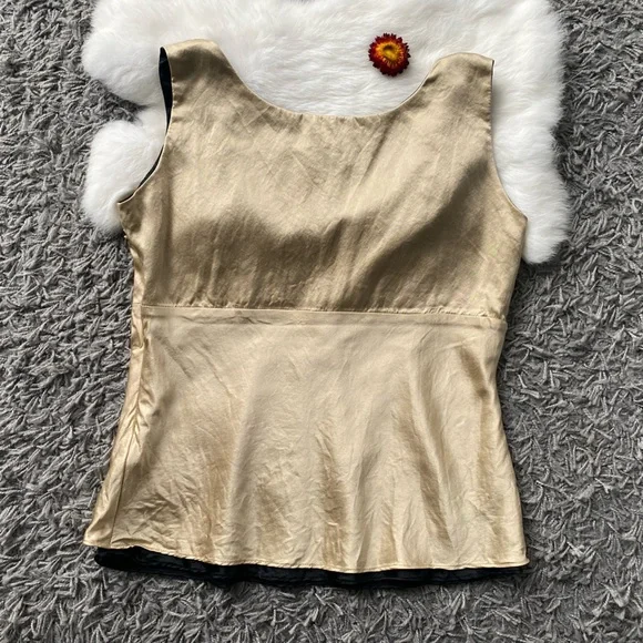 Louben Silk Fitted Blouse with Sailor Collar - Picture 5 of 9